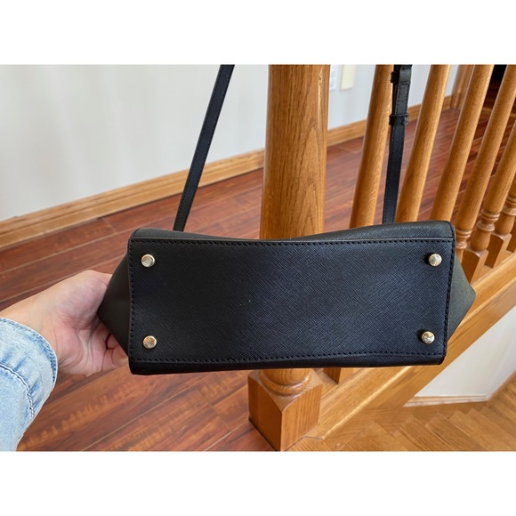 Kate Spade Colour Black Satchel Handbag - Picture 5 of 8